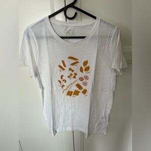 J Crew collector tee. Super soft. Pasta shapes. New with tags
